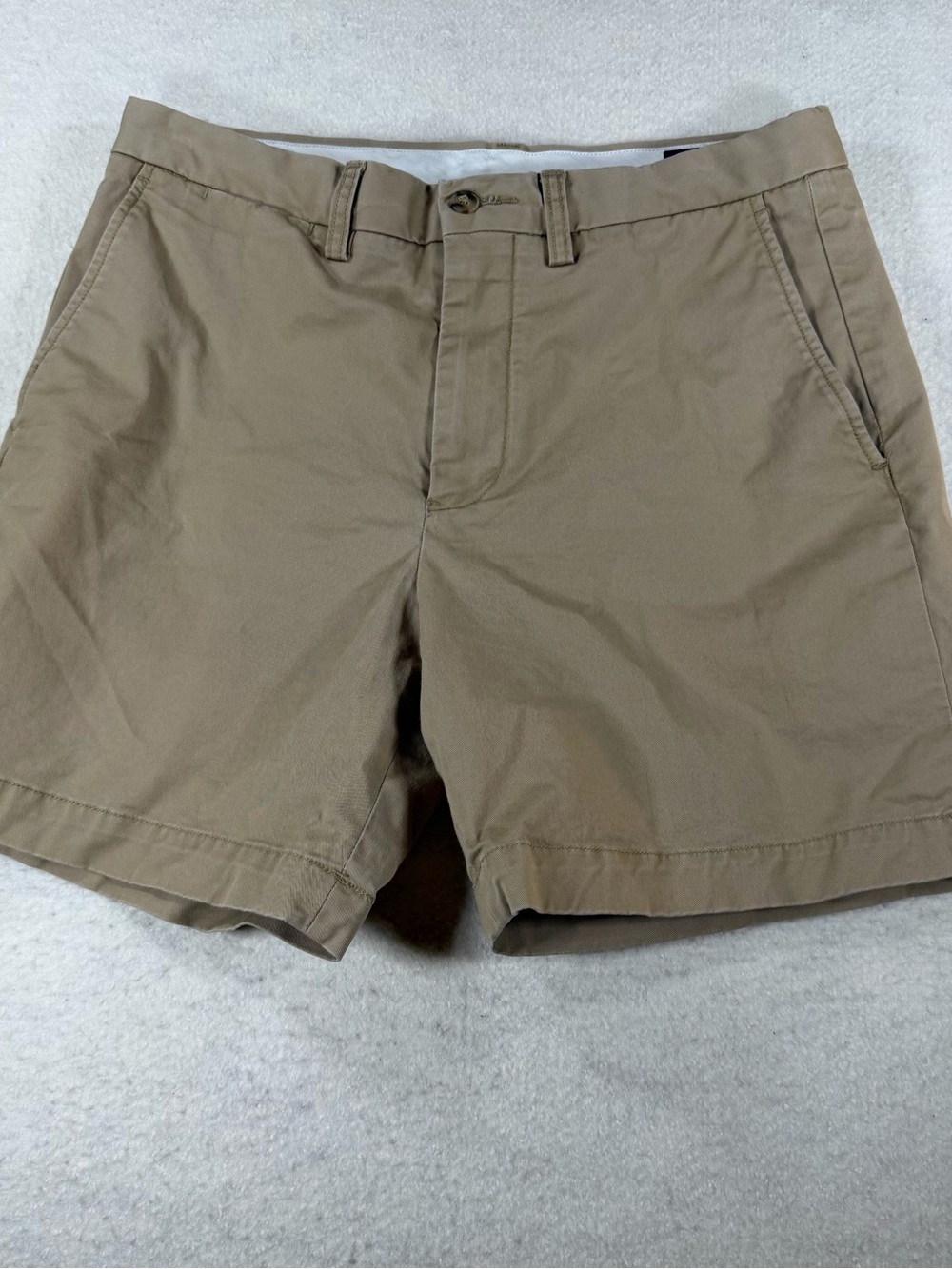 Polo Ralph Lauren Men's Khaki Chino Shorts SZ 30 Stretch Classic Fit
